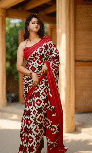 TELIYA IKKAT COTTON SAREE